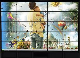 55寸46寸超窄边三星液晶拼接屏 电子元器件领域的视觉革新