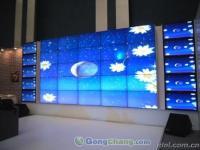 供应武汉55寸超窄边液晶拼接屏，5.5MM拼缝打造专业大屏幕拼接墙